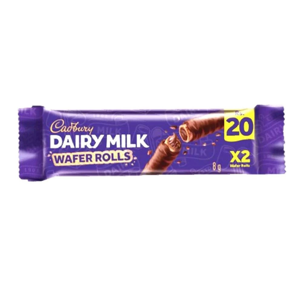 Cadbury Dairy Milk Wafer Rolls (1-Pack) - 8g