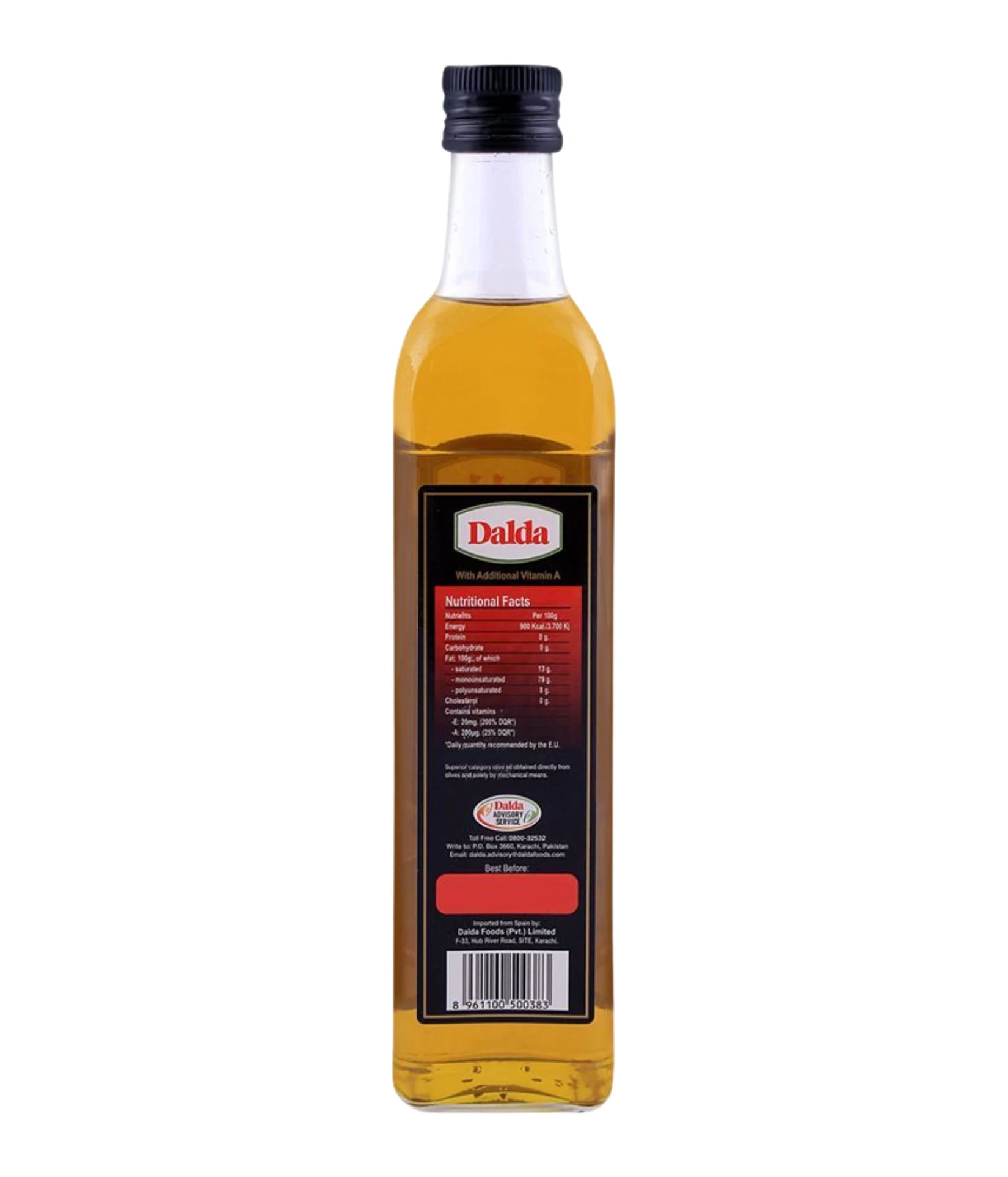 Dalda Extra Virgin Olive Oil 500ml