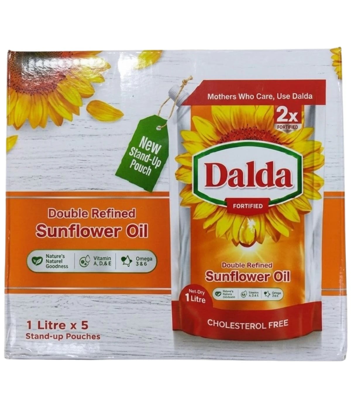 Dalda Sunflower Oil 1 Liter Each 5-Pack