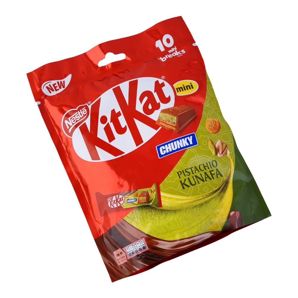 Kit Kat Chunky Mini Pistachio Kunafa Chocolate 166g - Limited Edition in Pakistan