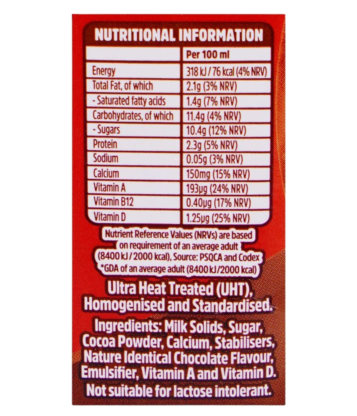 Olpers Chocolate Flavoured Milk 110ml