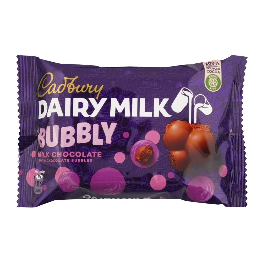 Cadbury Dairy Milk Bubbly Chocolate Bar - 40g (Local Pack)