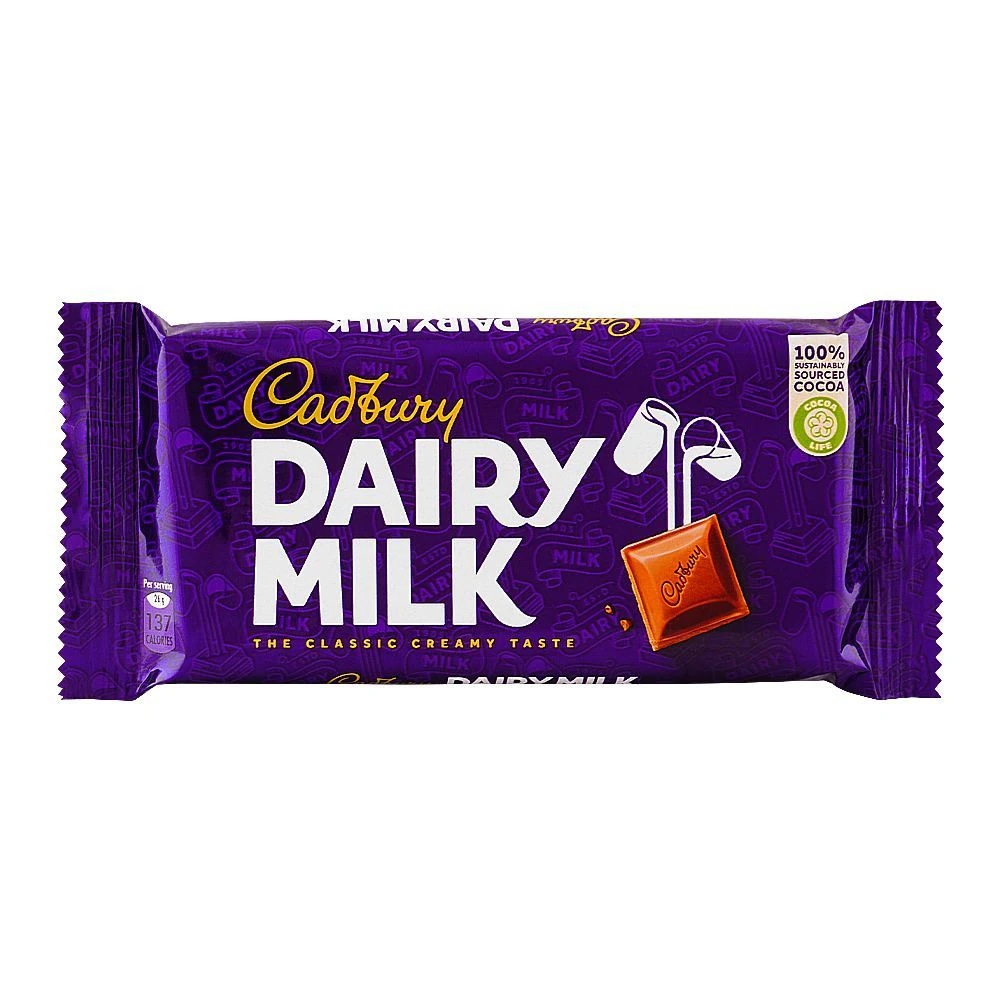 Cadbury Dairy Milk Chocolate Bar - 56g (Local)