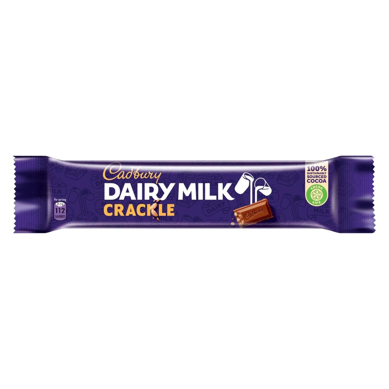 Cadbury Dairy Milk Crackle Chocolate - 21.5g Pocket Pack (Local)
