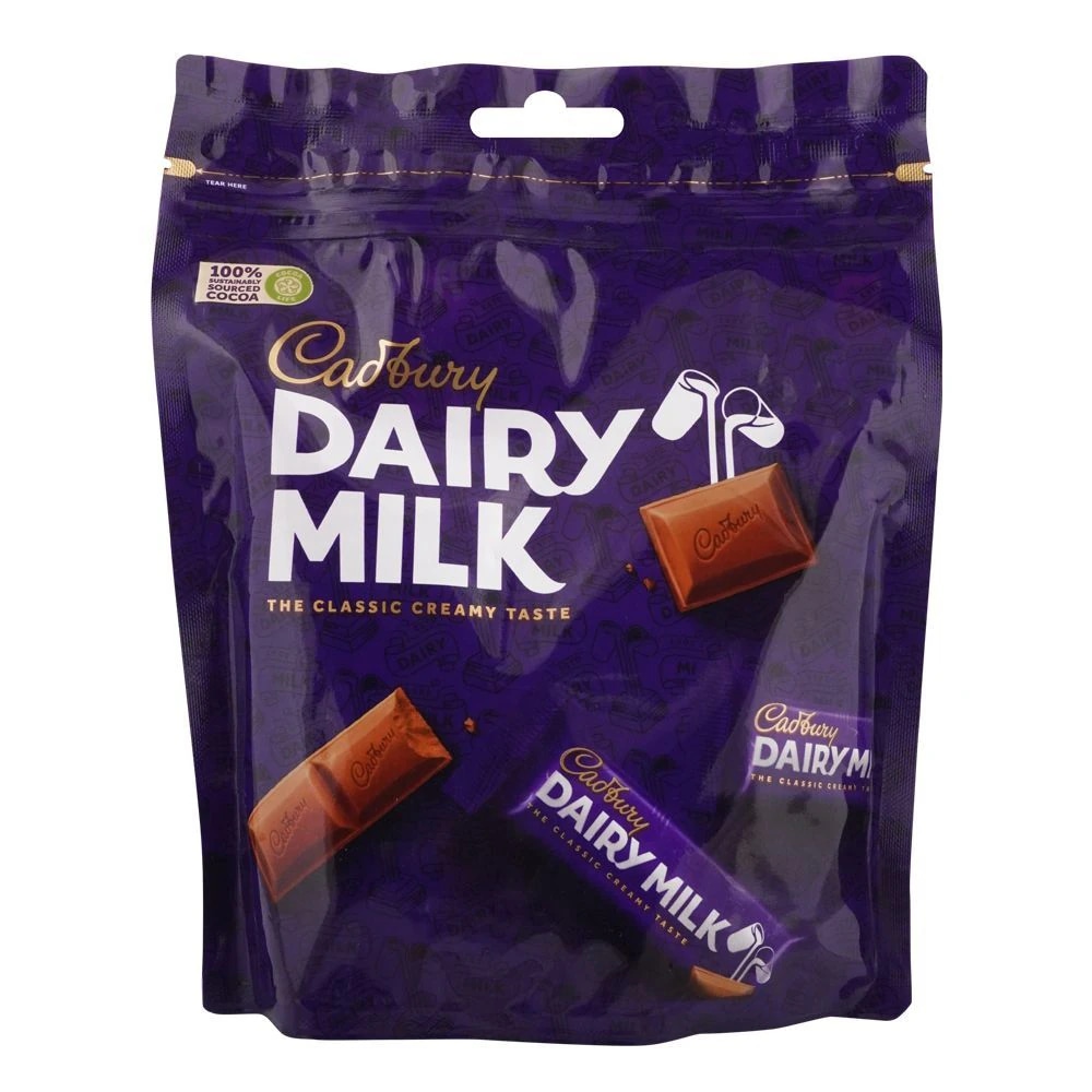 Cadbury Dairy Milk Mini Bars Share Bag - 160g (Local)