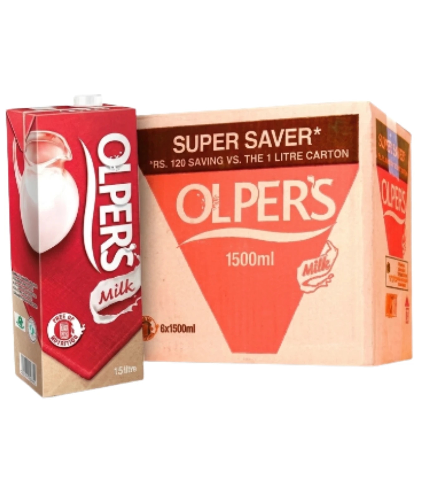 Olpers Full Cream Milk 1500ml 8 Piece Carton