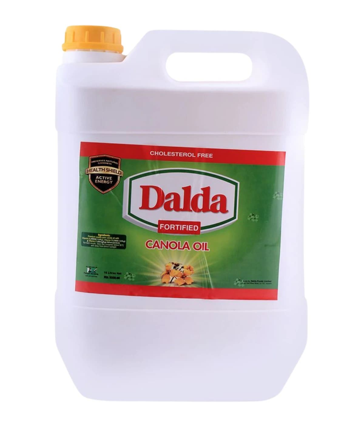 Dalda Canola Oil Fortified 16 Litres Plastic Can