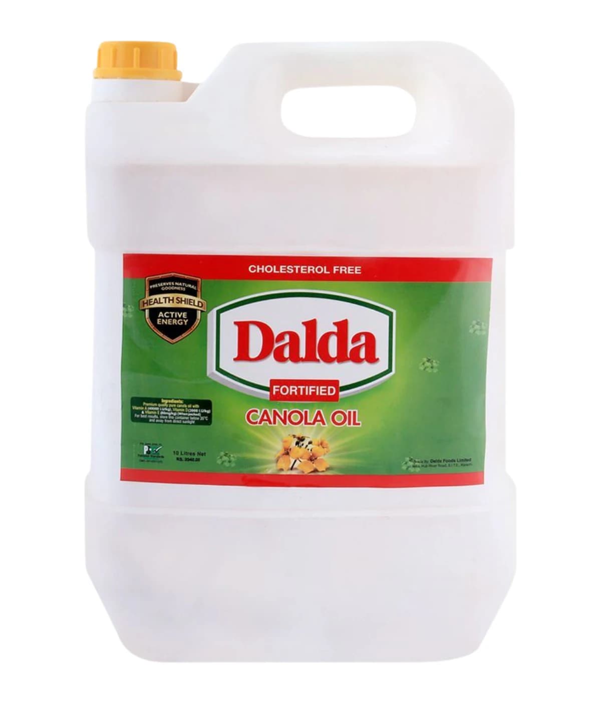 Dalda Fortified Canola Oil 10 Litres Bottle